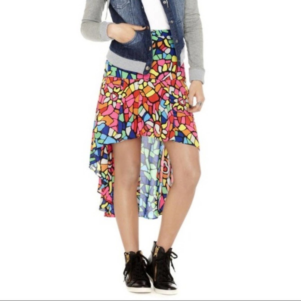 Nanette Lepore L’Amour High Low Skirt Sz M